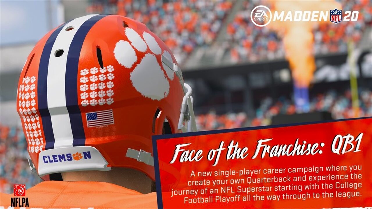 NCAA Football Video Game Madden20 Clemson QB Justin Heisey