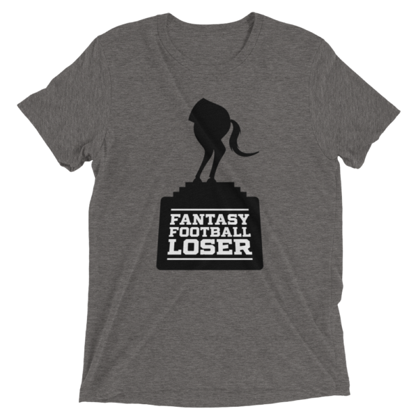 Gray Fantasy Football Loser Shirt - Half Horse
