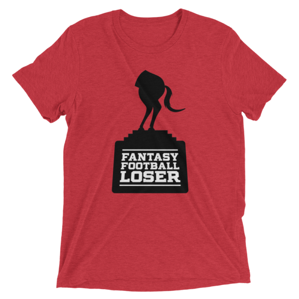 Red Fantasy Football Loser Shirt - Half Horse
