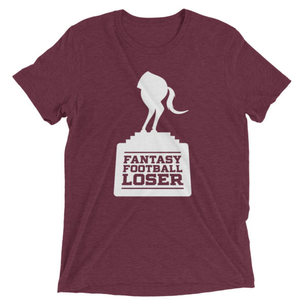 Maroon Fantasy Football Loser Shirt - Half Horse