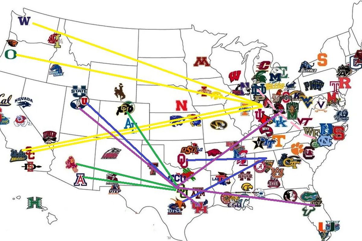 2024 College Football Shakeup Who's Moving Where in the Conference
